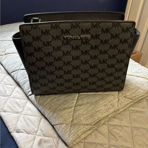Michael Kors Black Monogram Tote